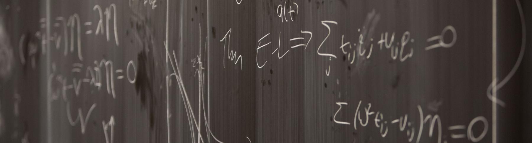 chalkboard equation