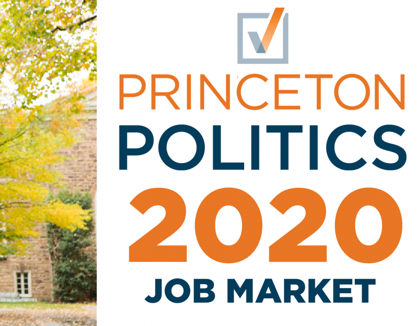 Princeton Politics 2020 Job Market
