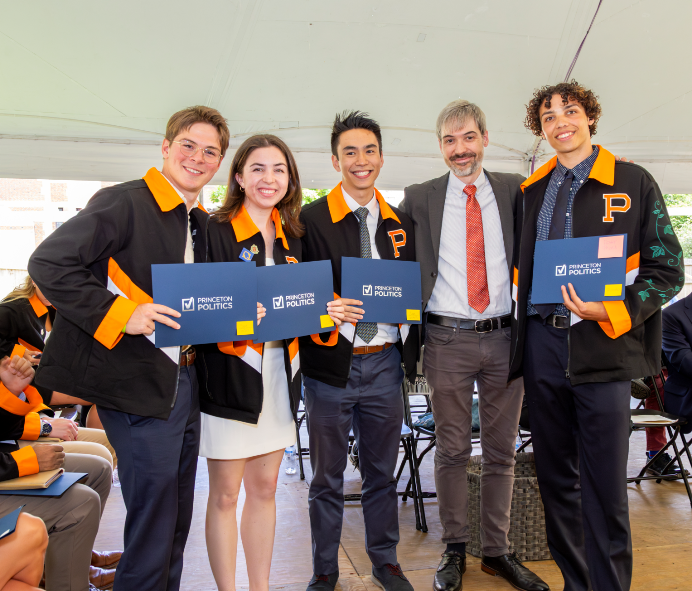Andy Guess with Poster Session Award Winners