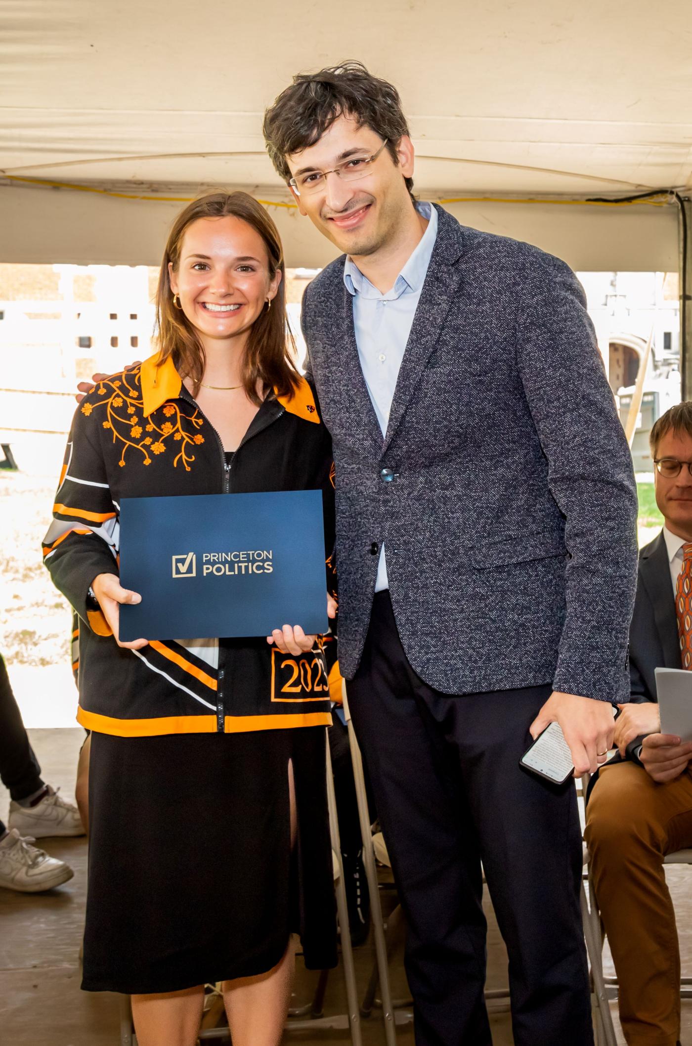German with student presenting award