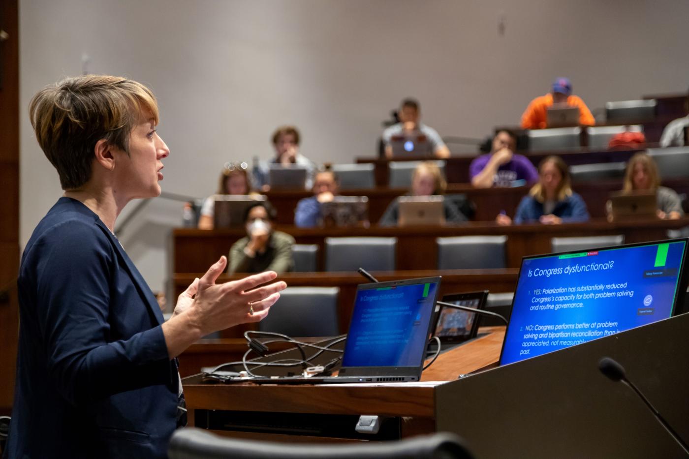 Frances Lee teaching