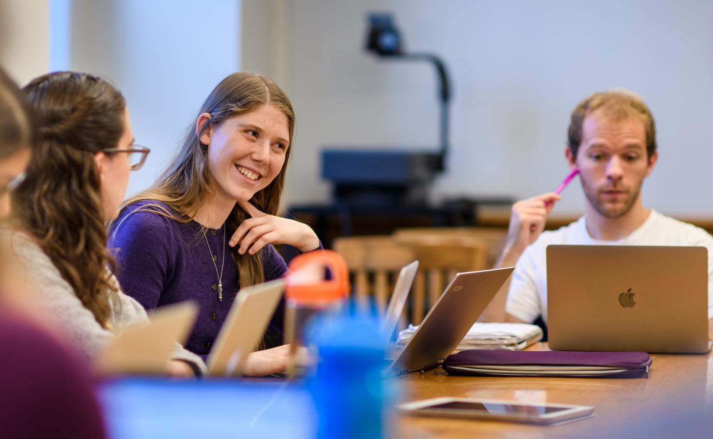 Female graduate student in POL 521