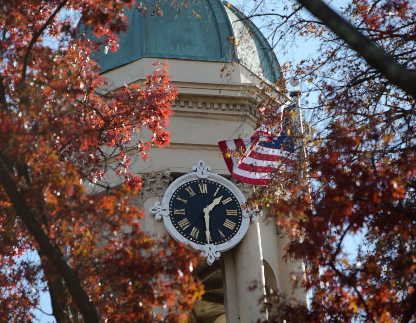 nassau hall fall flag