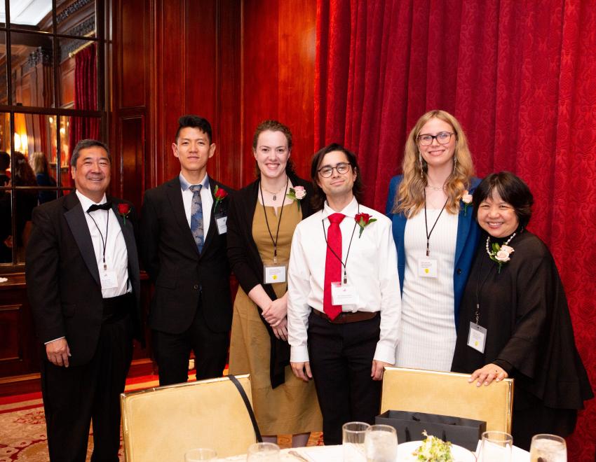Honjo Scholarship Award recipients and representitives