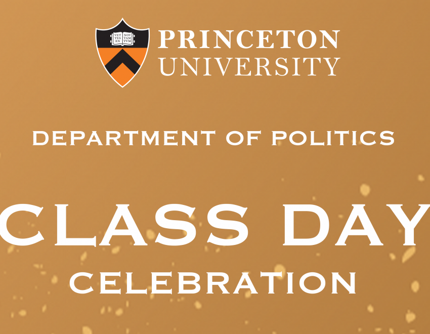 Department of Politics Class Day Celebration