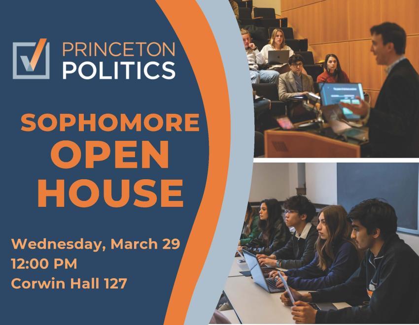 Flyer for Sophomore Open House on March 29, 2023