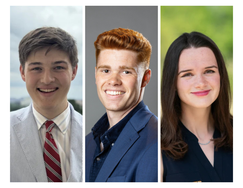 Zach Gardner. Joe Silva, and Helena Drake